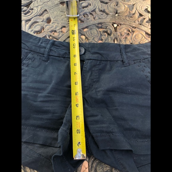 Ralph Lauren Polo Black Jean Shorts. Size 6 - Picture 3 of 3